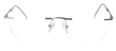 Men Urban Eyeglasses : Kumi - Matte Silver - SpecSMART Eye Clinic (Front View)